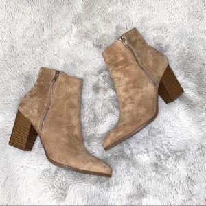 Forever 21 Booties in Camel